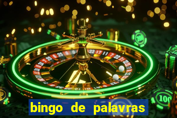 bingo de palavras cha de bebe