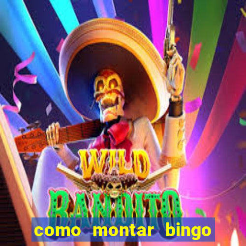 como montar bingo brinquedos toia