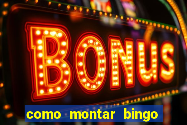 como montar bingo brinquedos toia