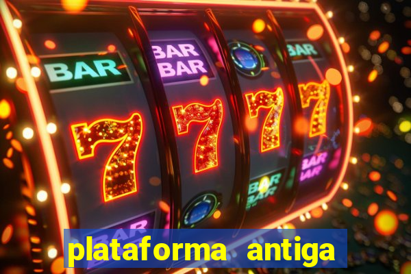 plataforma antiga de jogos