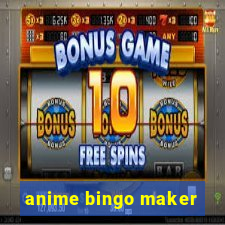 anime bingo maker