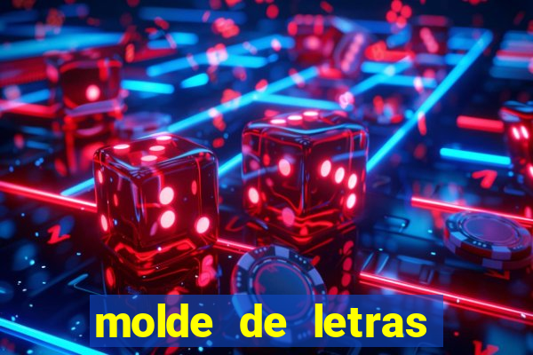 molde de letras feliz natal para imprimir