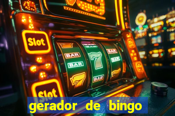 gerador de bingo de palavras