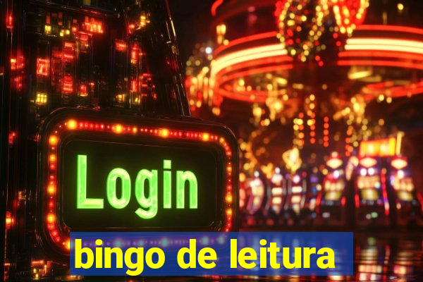 bingo de leitura