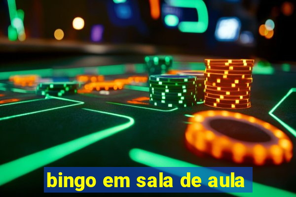 bingo em sala de aula