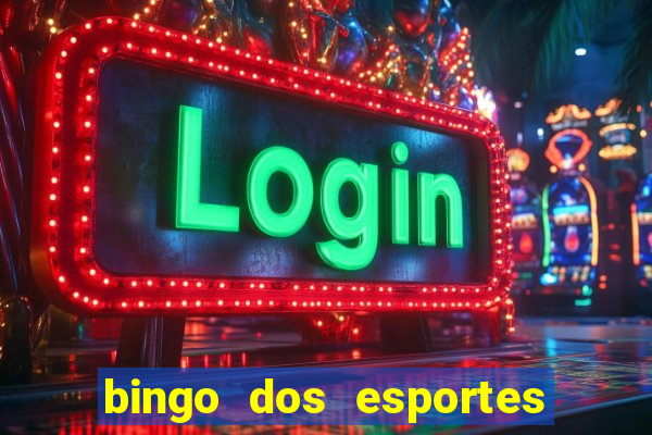 bingo dos esportes para imprimir