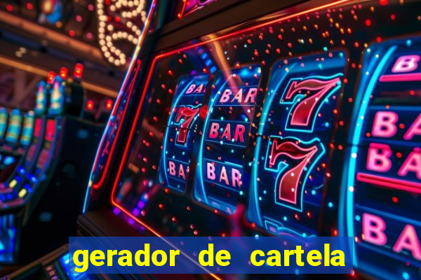 gerador de cartela de bingo