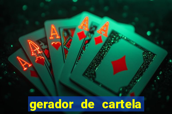 gerador de cartela de bingo