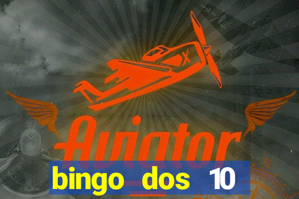 bingo dos 10 mandamentos da lei de deus