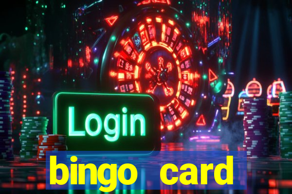 bingo card generator with pictures