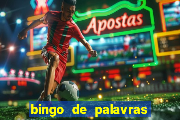 bingo de palavras 3 ano