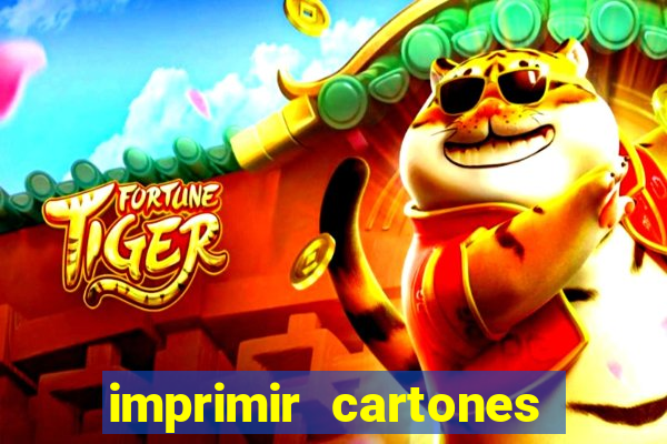 imprimir cartones de bingo