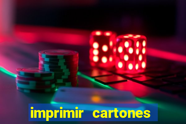 imprimir cartones de bingo