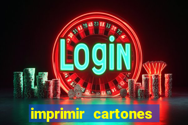 imprimir cartones de bingo