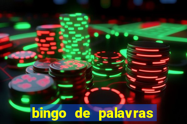 bingo de palavras de natal