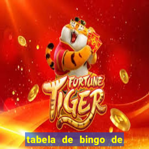 tabela de bingo de 1 a 100