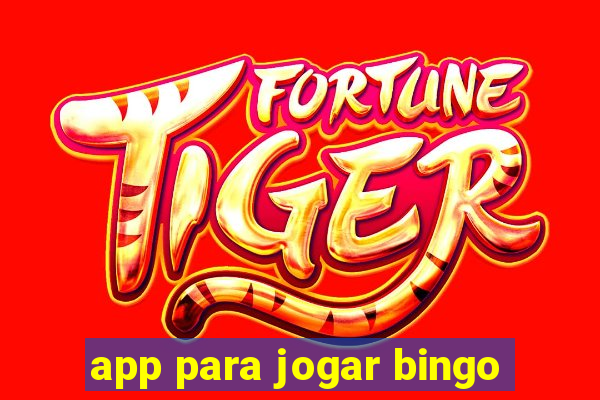 app para jogar bingo