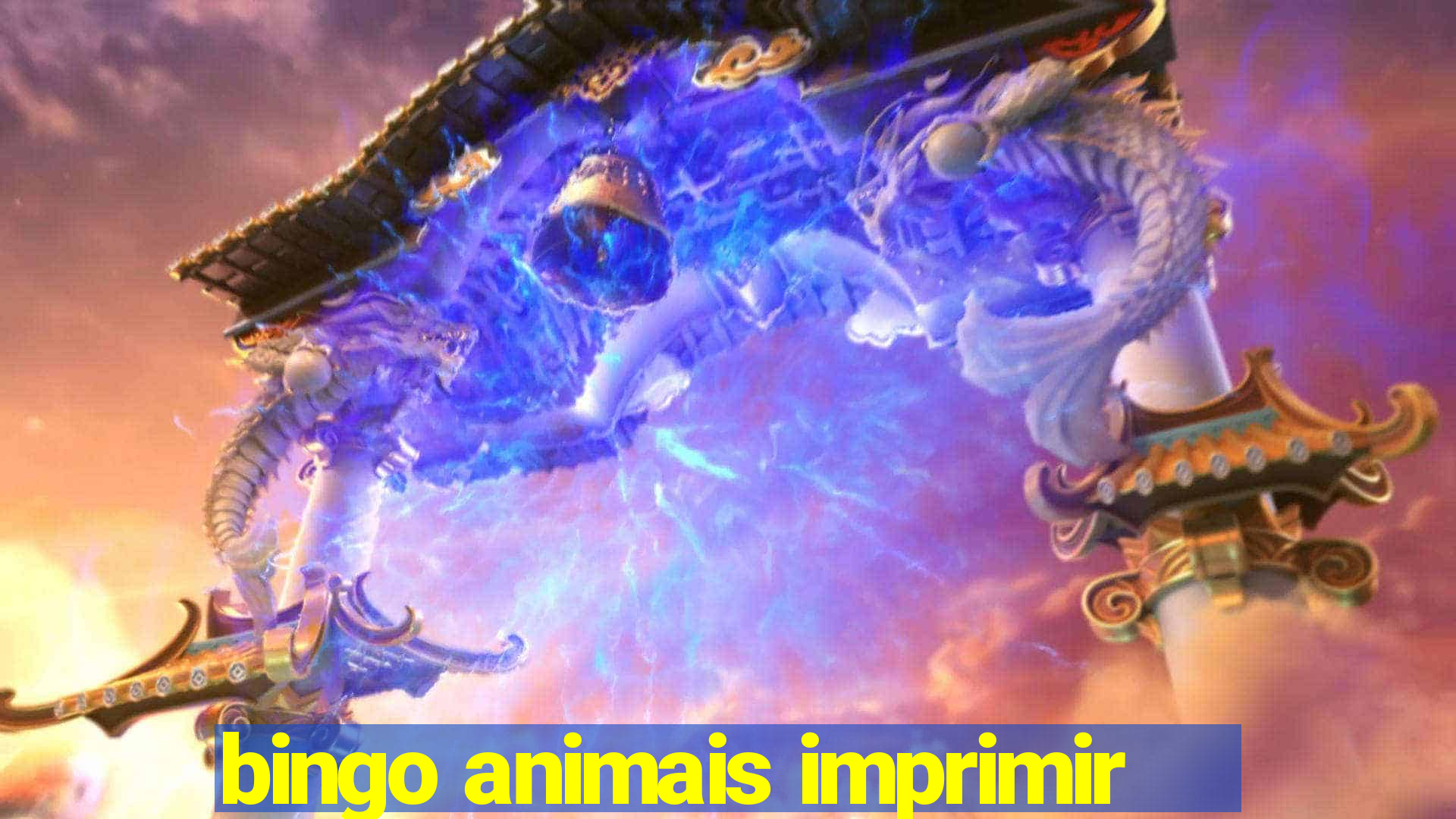 bingo animais imprimir