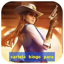 cartela bingo para cha de cozinha imprimir gratis