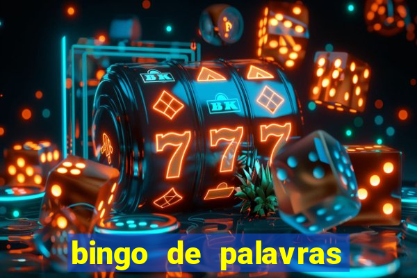 bingo de palavras cha de bebe