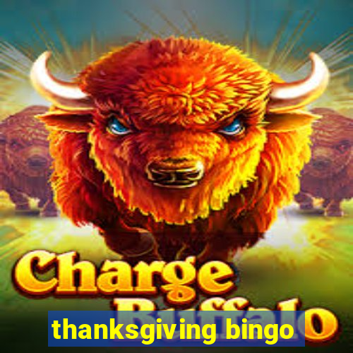 thanksgiving bingo