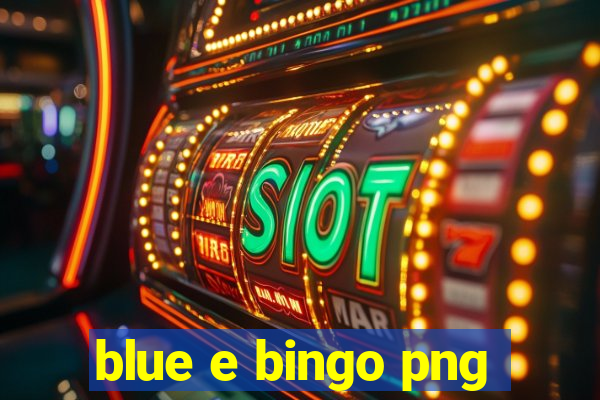 blue e bingo png