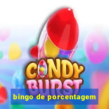 bingo de porcentagem