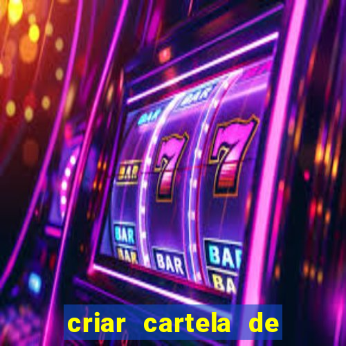 criar cartela de bingo no word