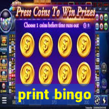 print bingo