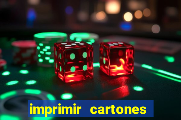 imprimir cartones de bingo