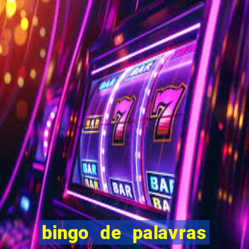 bingo de palavras de natal