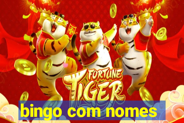 bingo com nomes