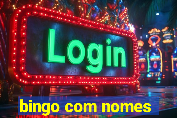 bingo com nomes