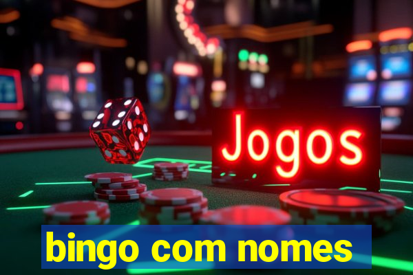 bingo com nomes