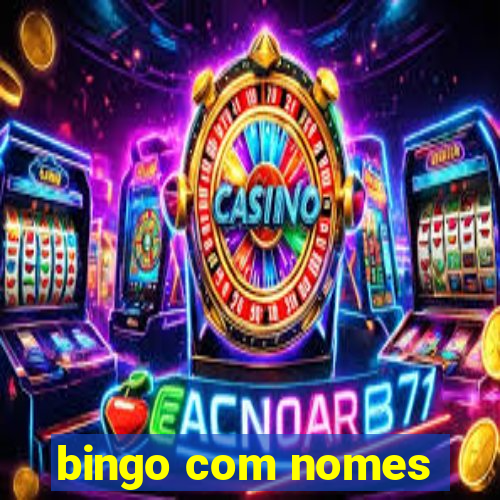 bingo com nomes