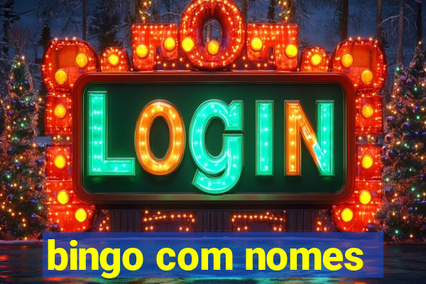 bingo com nomes