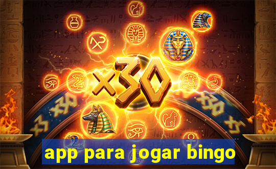 app para jogar bingo